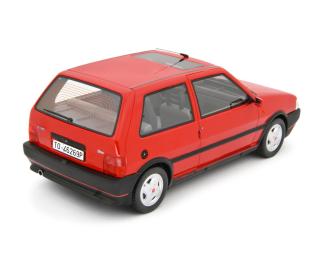 Fiat Uno Turbo i.e. 1.4 1990 ROSSO Laudoracing 1:18 Resinemodell (Türen, Motorhaube... nicht zu öffnen!)